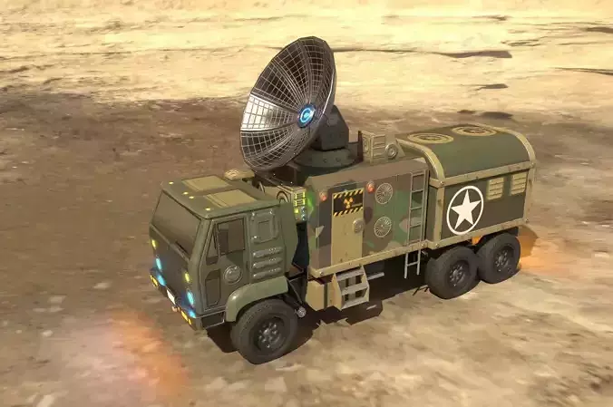 Animated Radar Truck