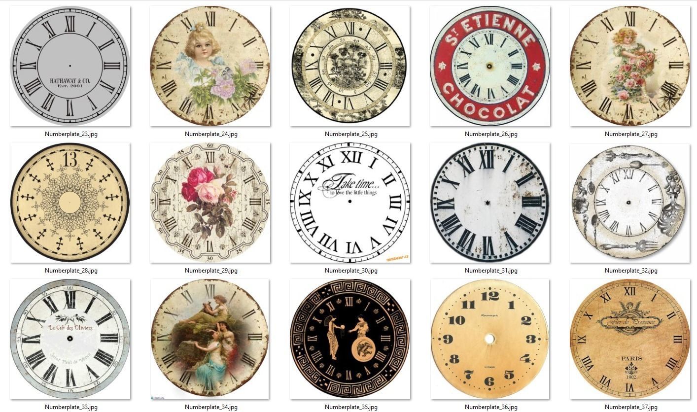 Vintage Clock 3D model_23