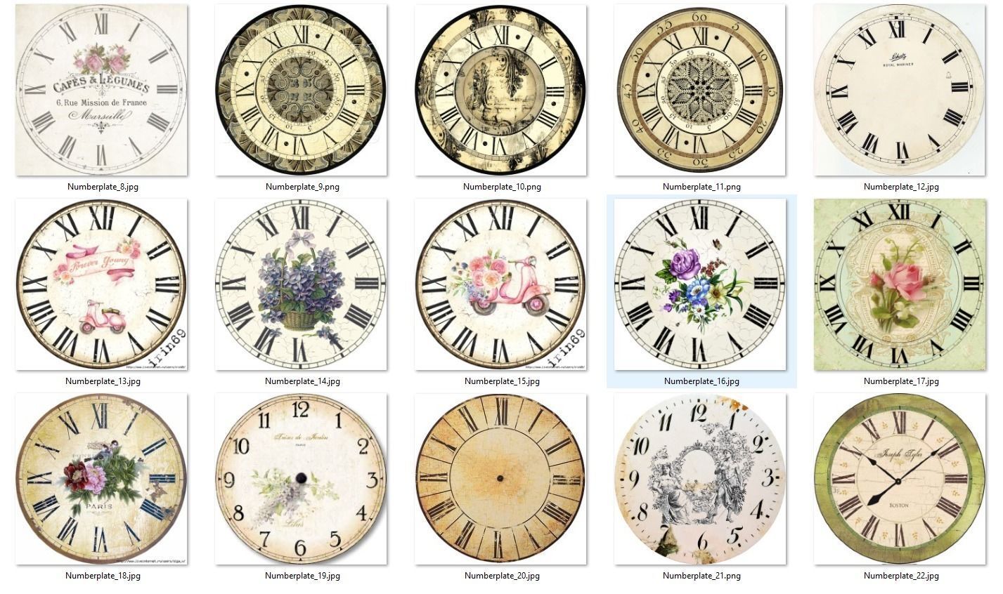 Vintage Clock 3D model_24