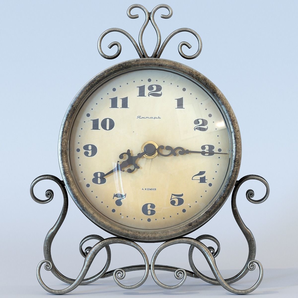 Vintage Clock 3D model_18