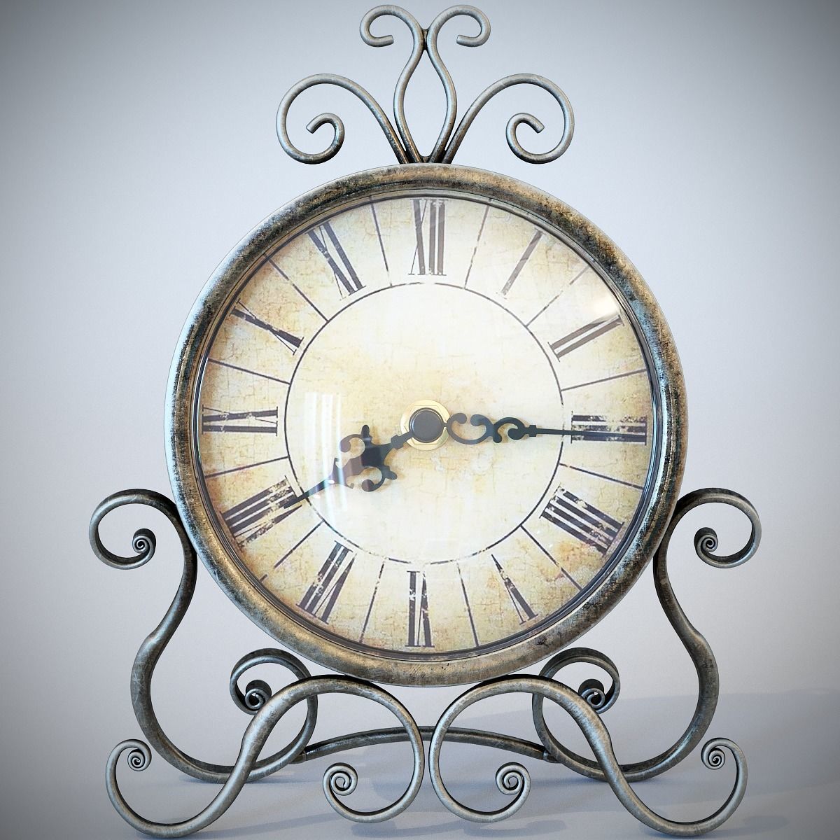 Vintage Clock 3D model_16