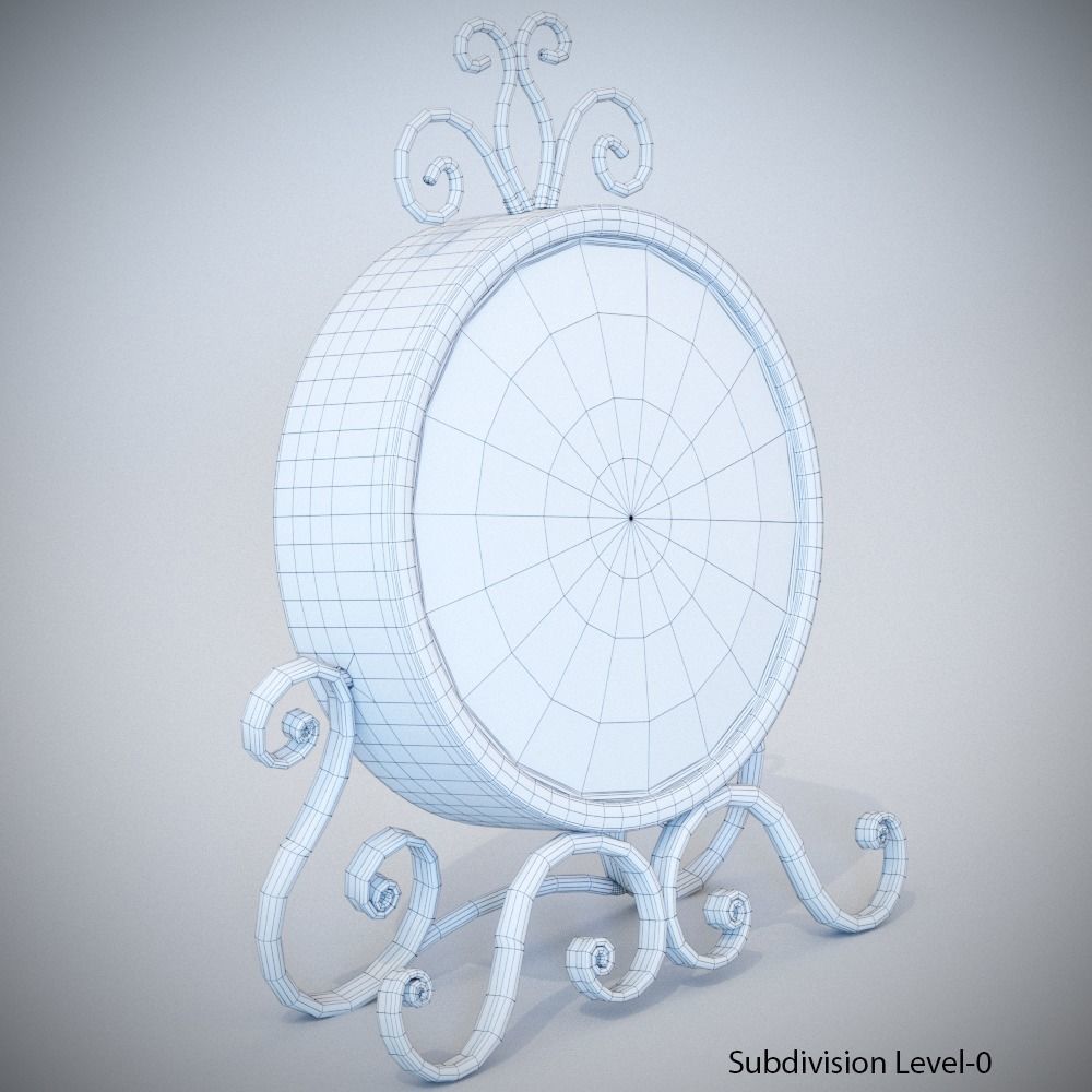 Vintage Clock 3D model_10