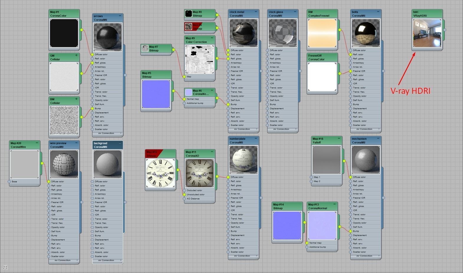 Vintage Clock 3D model_20
