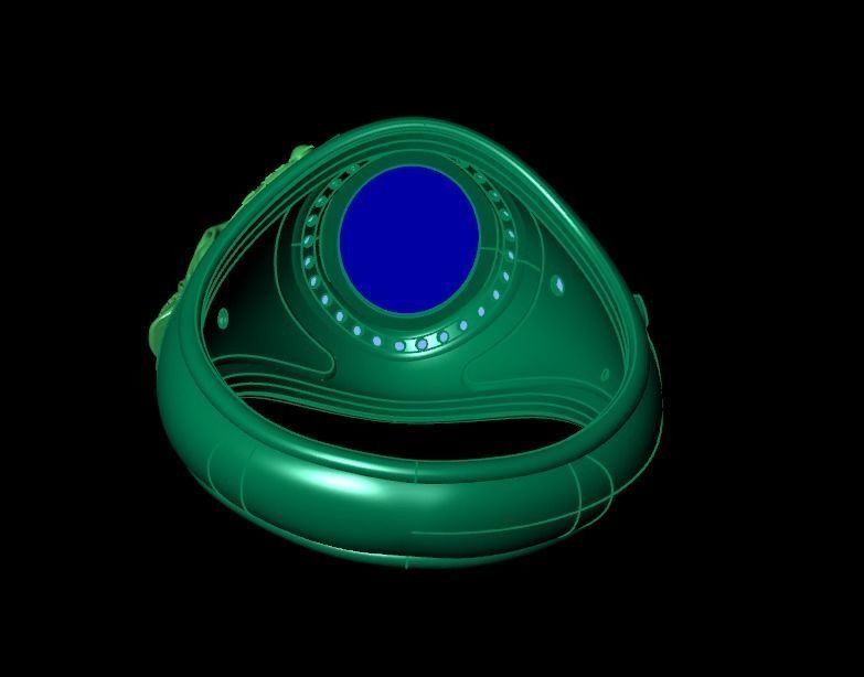 pirates ring 3D print model_7