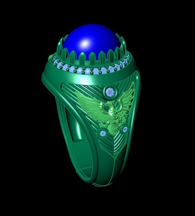 pirates ring 3D print model_6