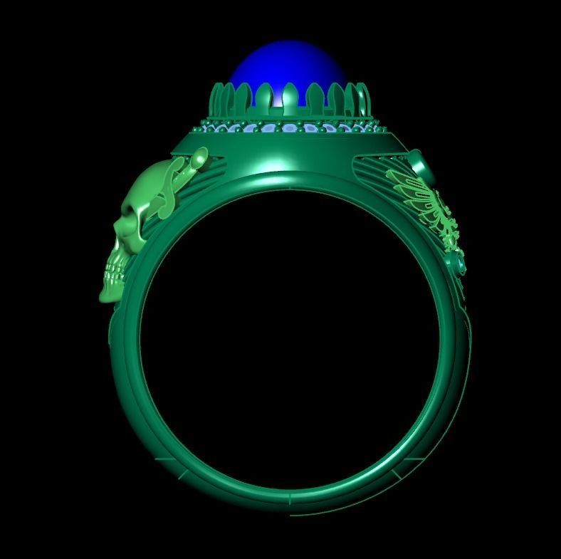pirates ring 3D print model_1