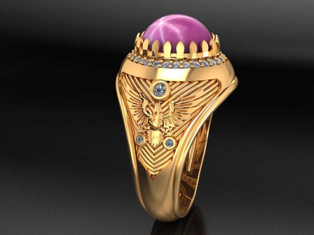 pirates ring 3D print model_2