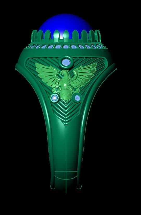 pirates ring 3D print model_3