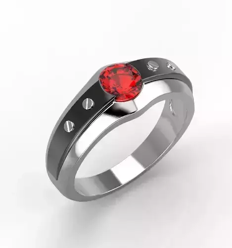 110418 R for man with bolts 3D print model