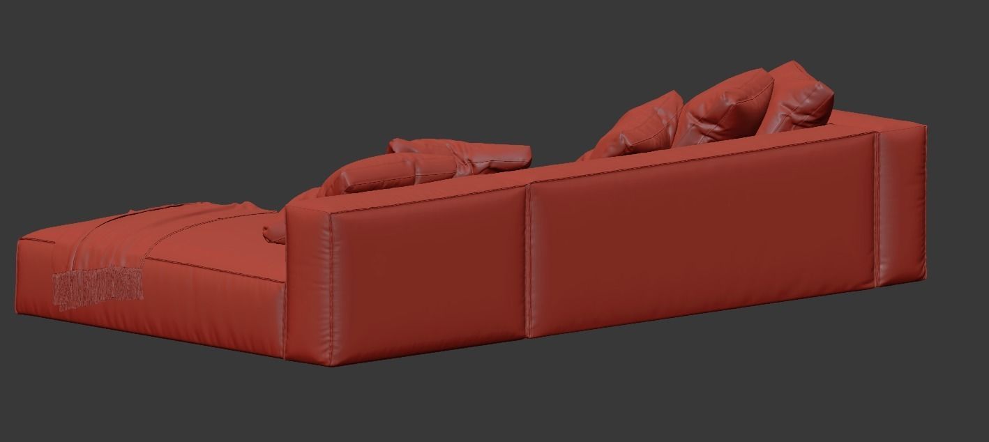 Nils Corner Sofa by Lighe Roset 3D model_10