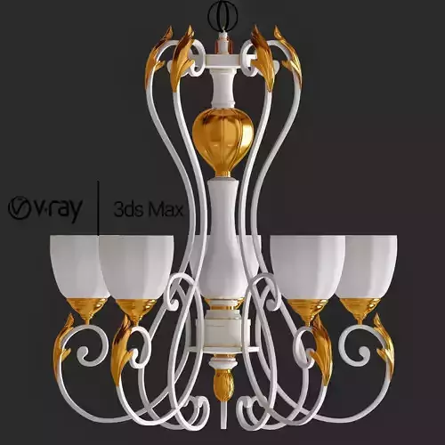 White Stork chandleir 3D model