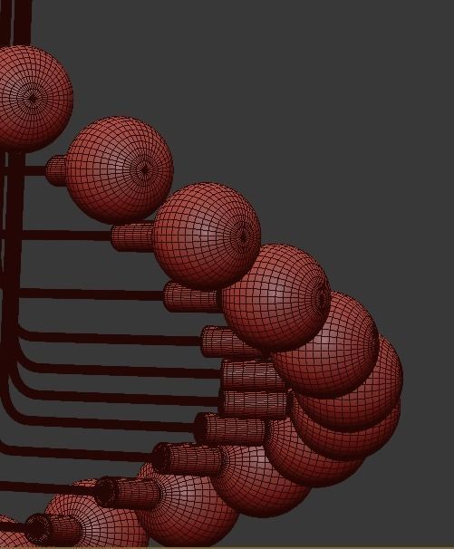 Modern Loft Industrial Chandelier Light 3D model_3