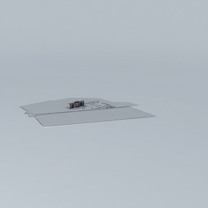 Residence fighter jet 3D model_4