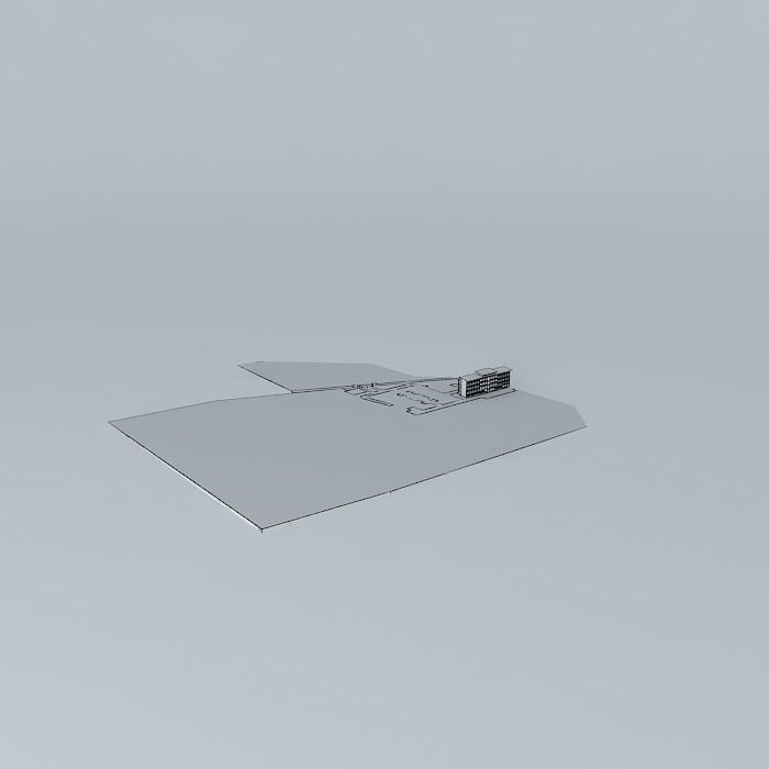 Residence fighter jet 3D model_3