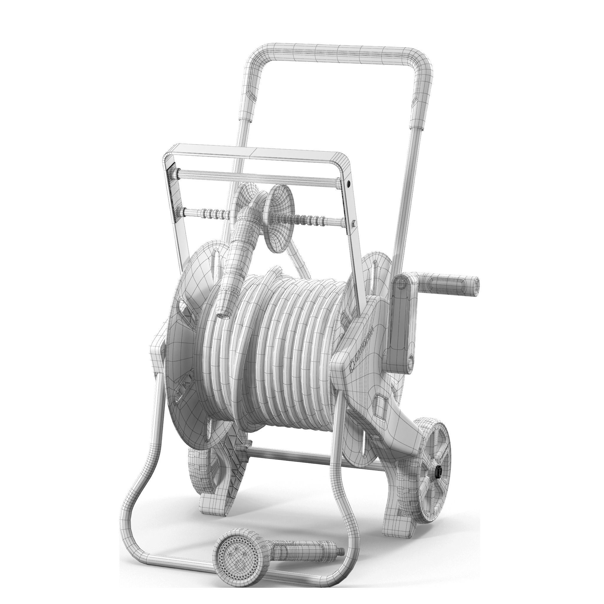 AquaRoll Easy Metal Set by Gardena 3D model_8