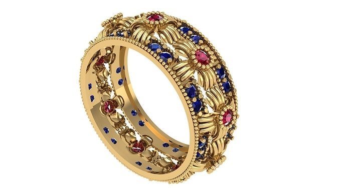 WEDDING RING GOODLOOKING 3D print model