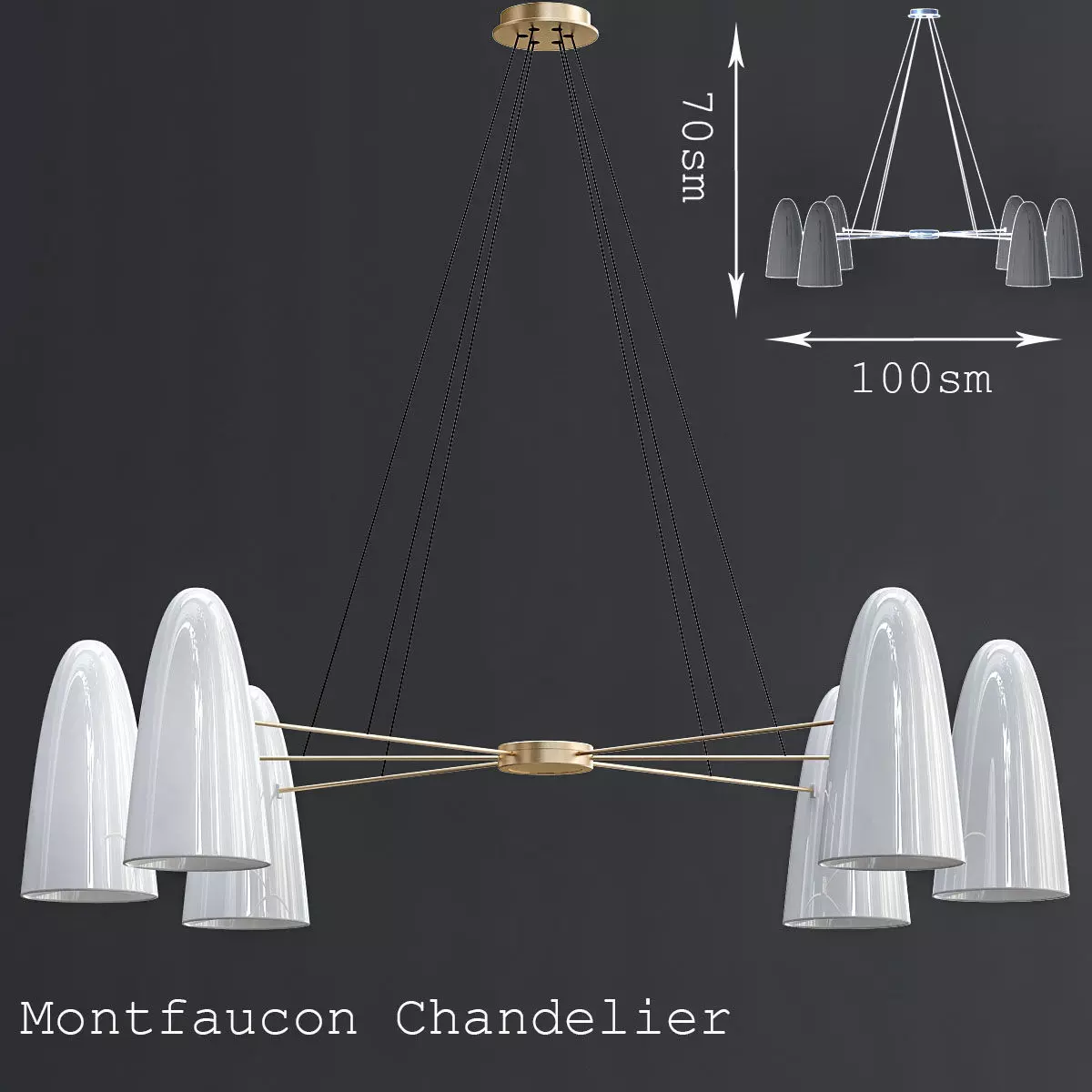 Montfaucon Chandelier 3D model_0