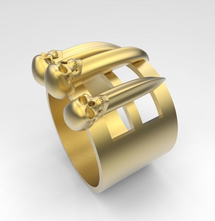 claws of a wolf 3D print model_4