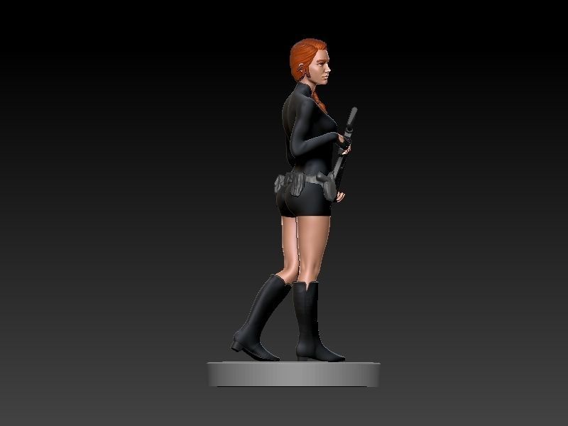 Gun Girl 3D print model_6