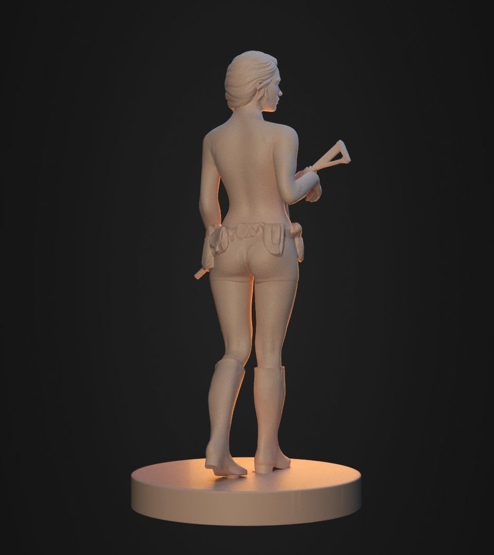 Gun Girl 3D print model_21