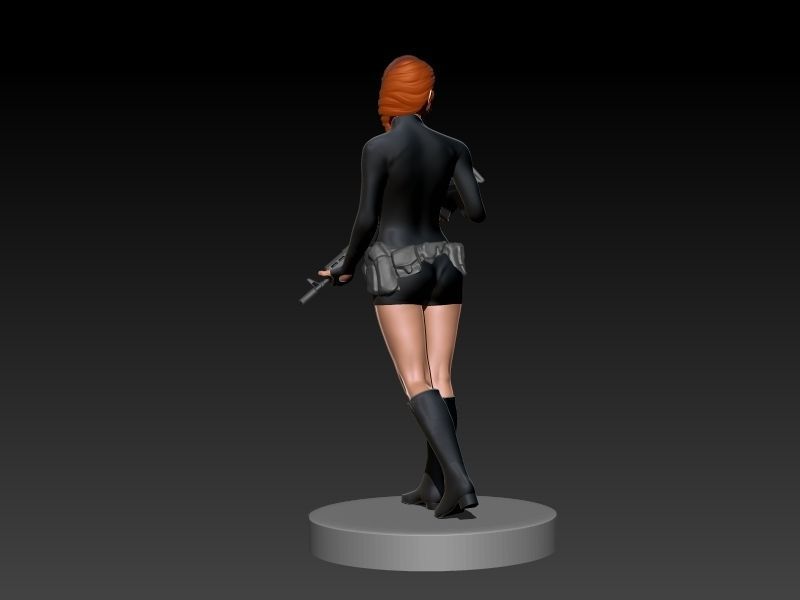 Gun Girl 3D print model_4