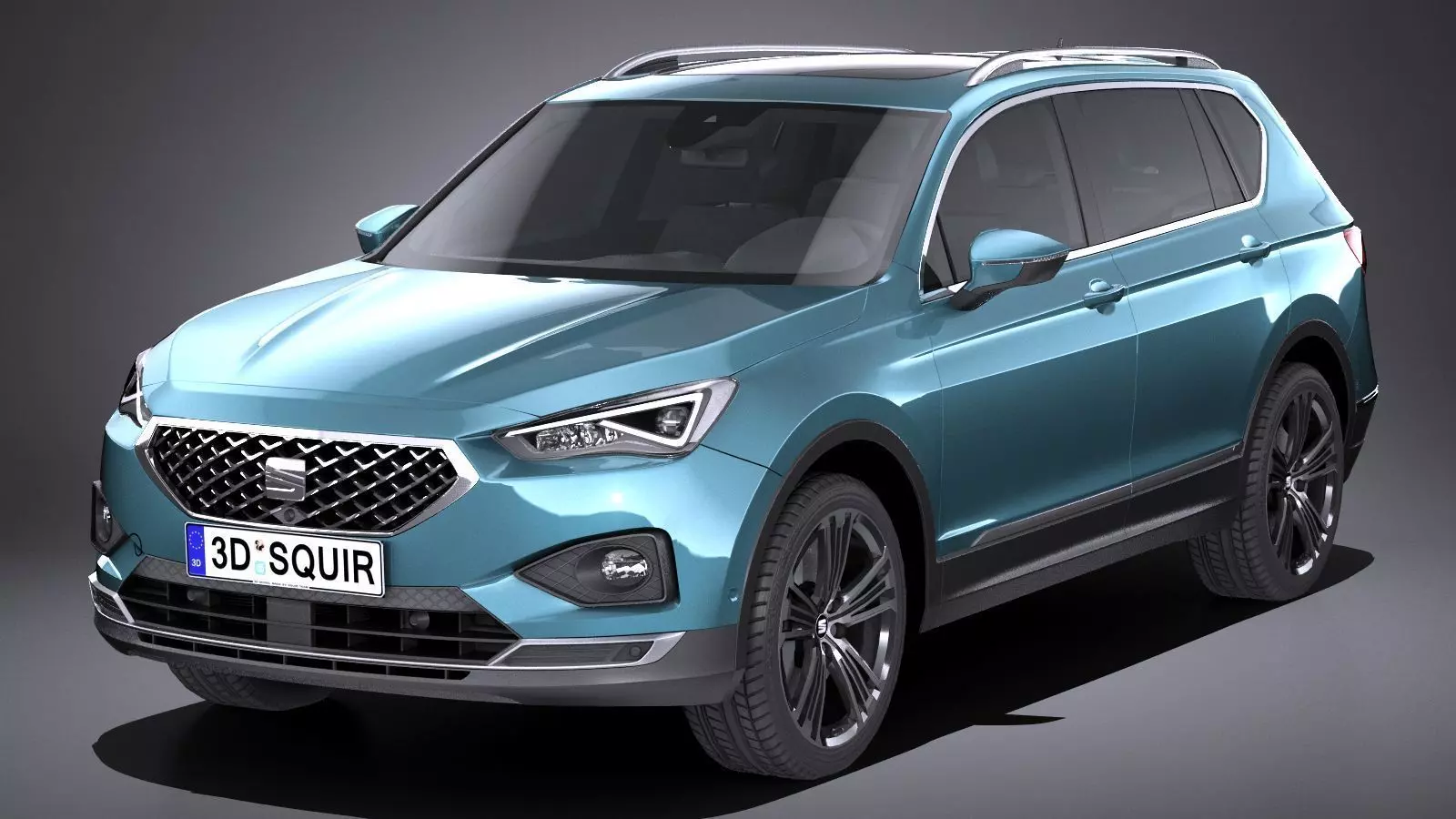 LowPoly Seat Tarraco 2019 Low-poly 3D model
