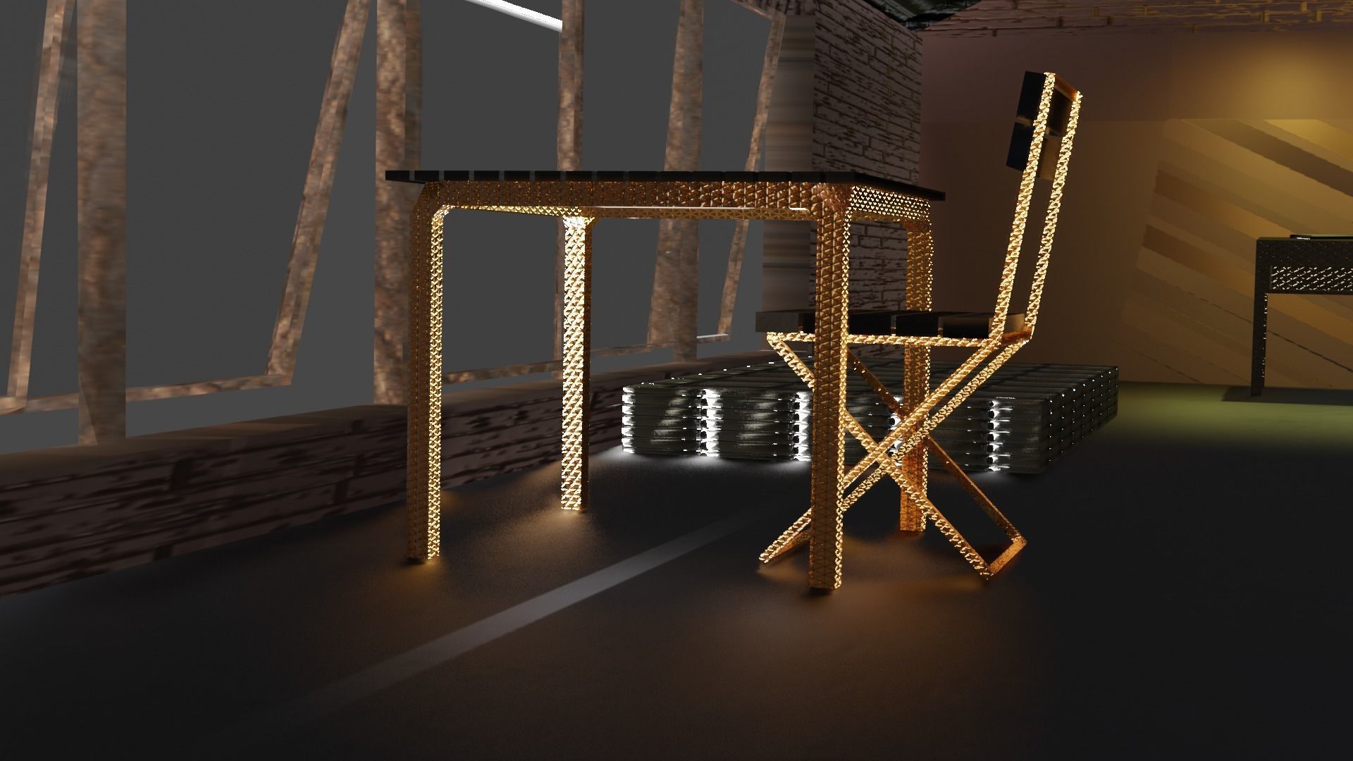 Farm House 3D model_2