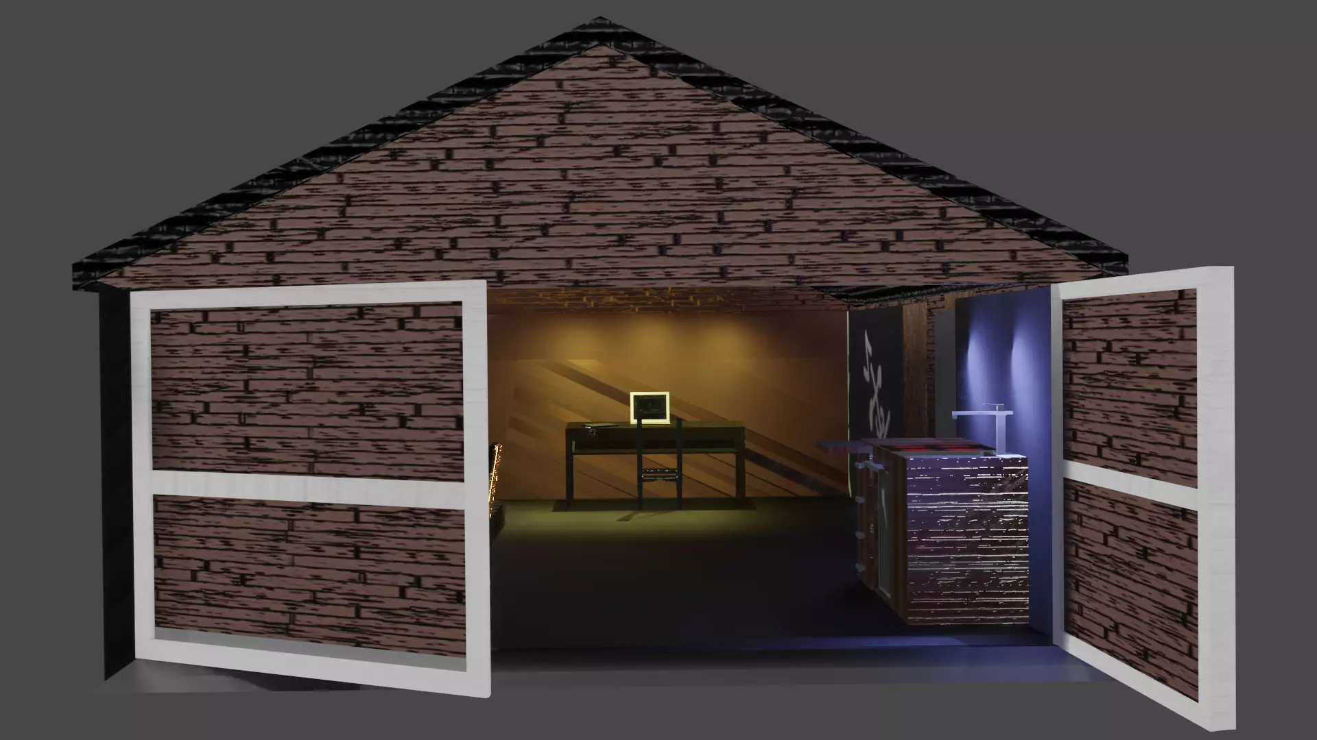 Farm House 3D model_0