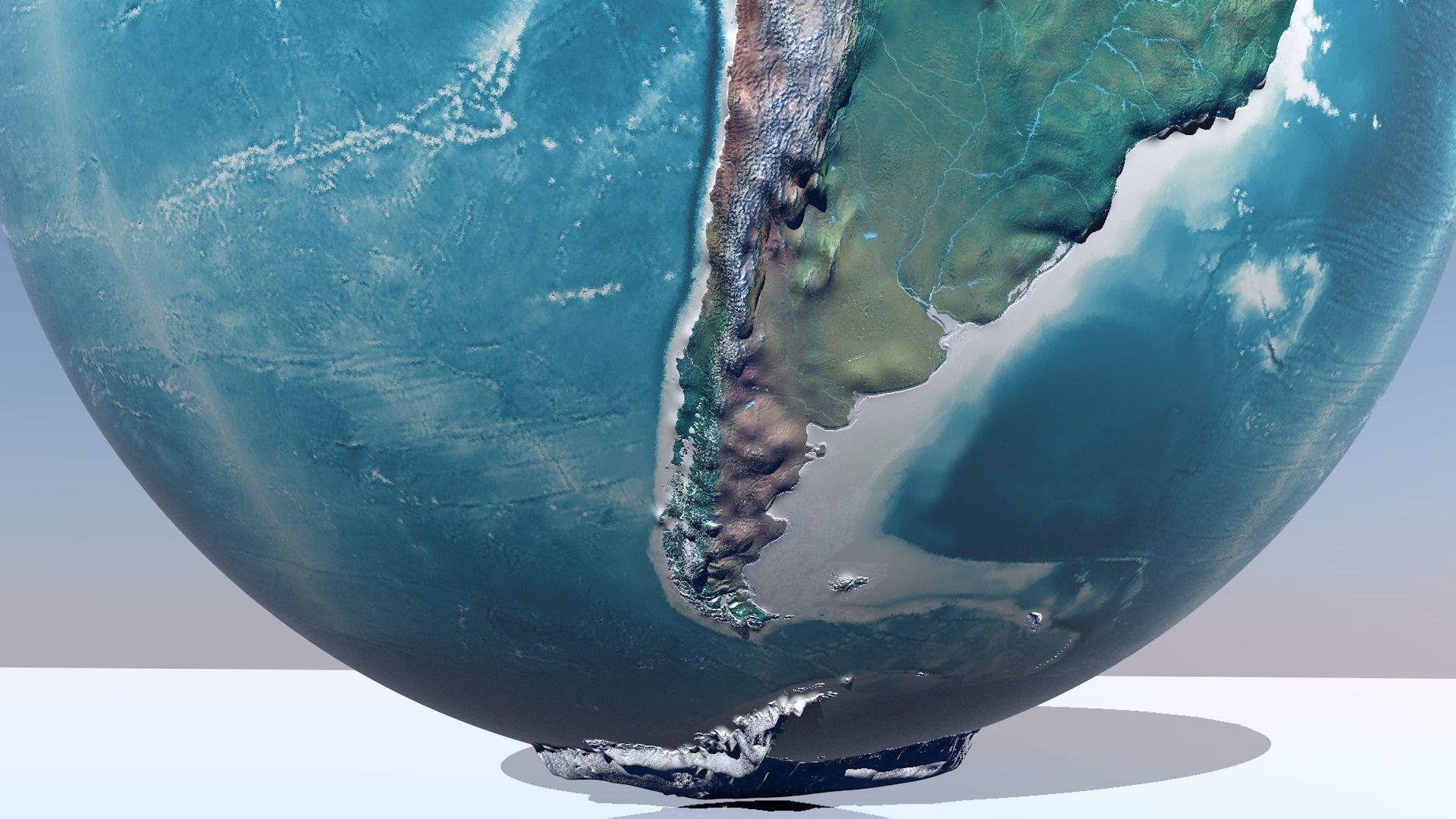 10K Relief World 3D Model 3D model_11
