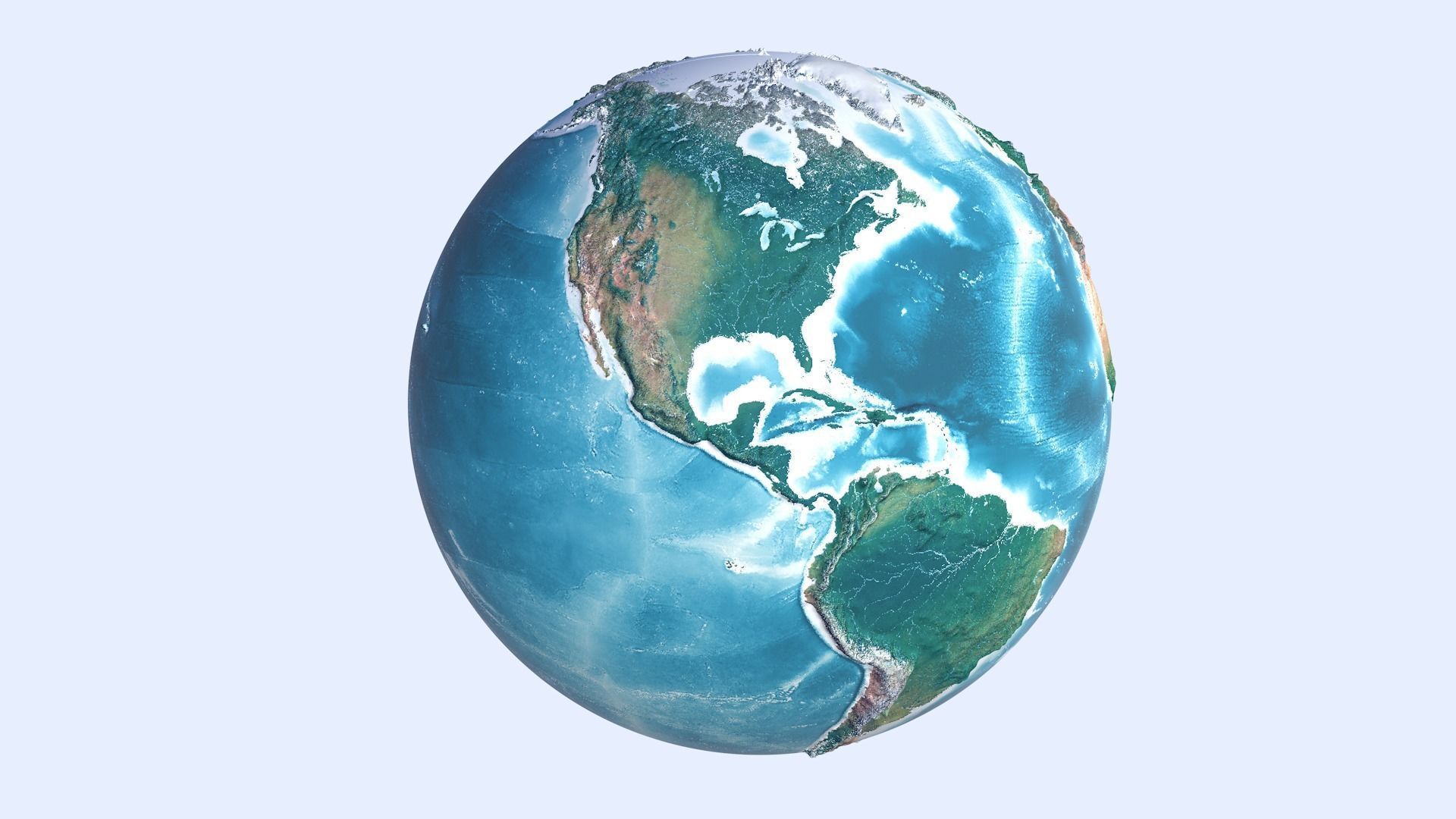 10K Relief World 3D Model 3D model_15