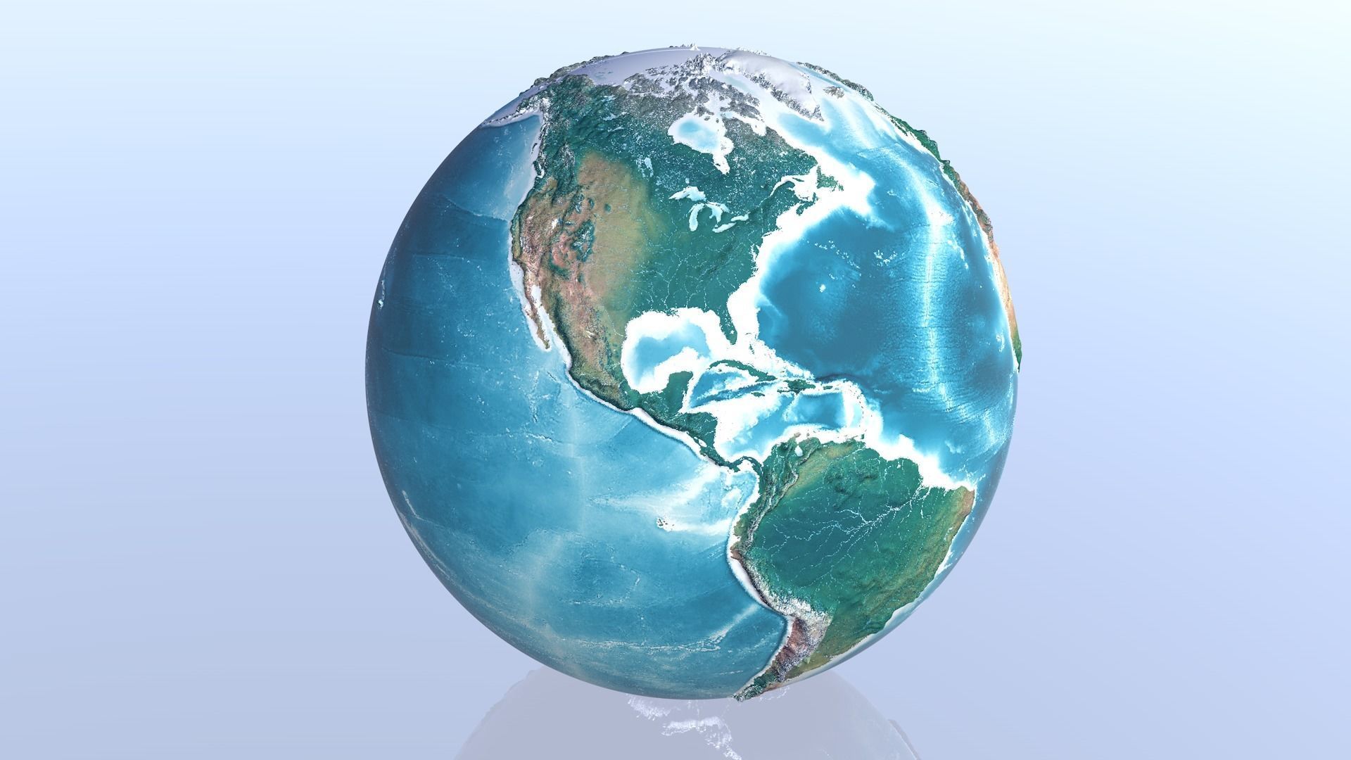 10K Relief World 3D Model 3D model_2