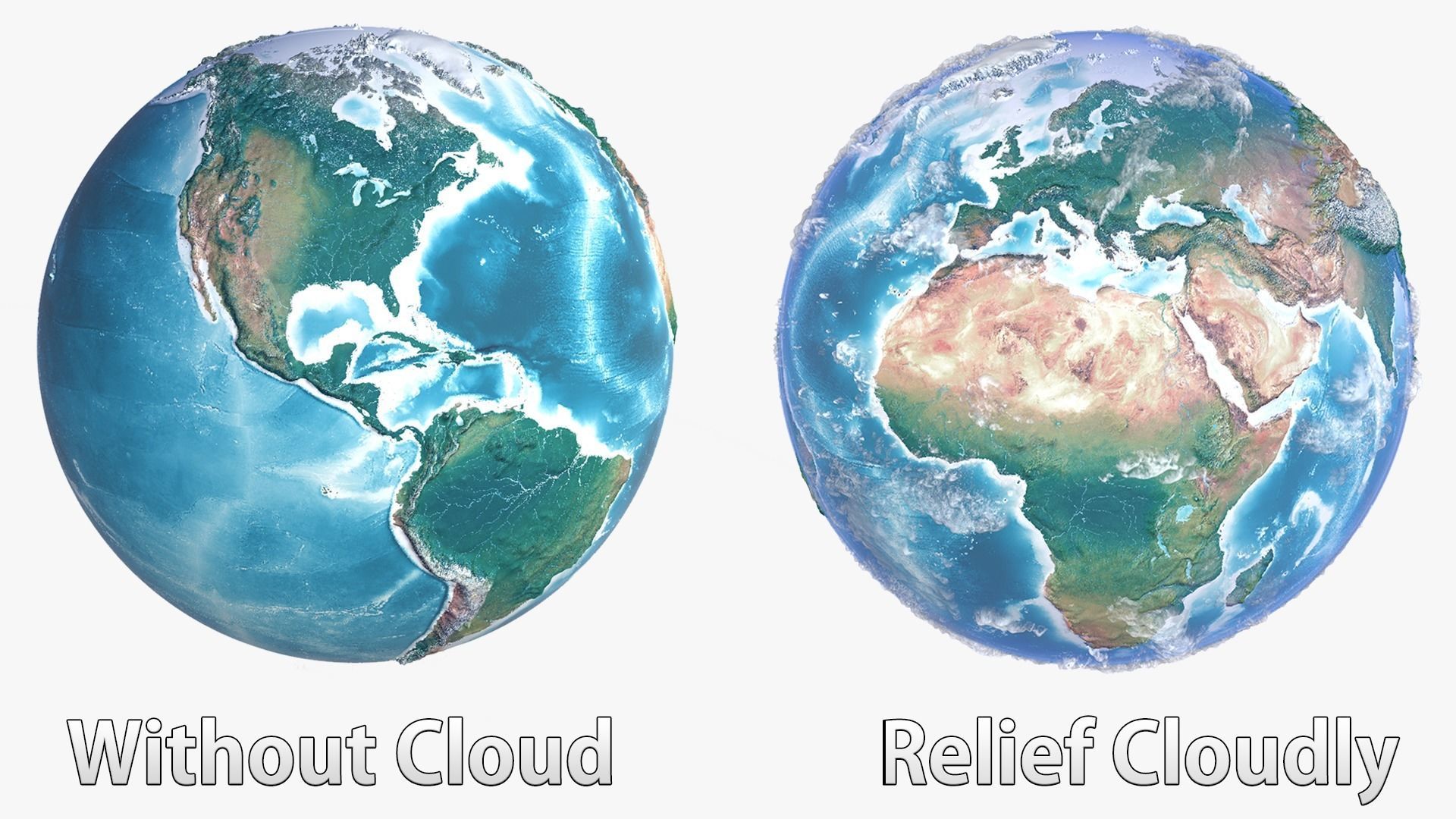10K Relief World 3D Model 3D model_9