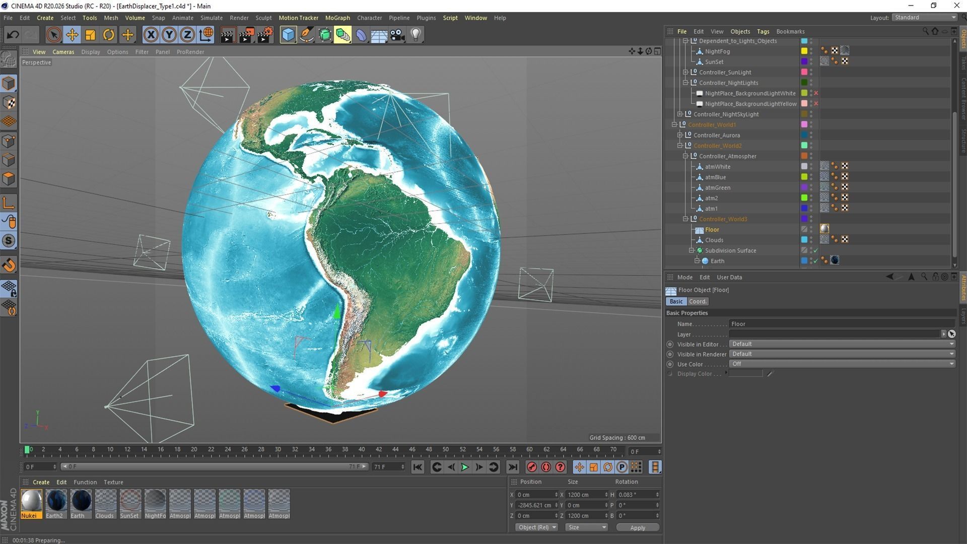 10K Relief World 3D Model 3D model_27