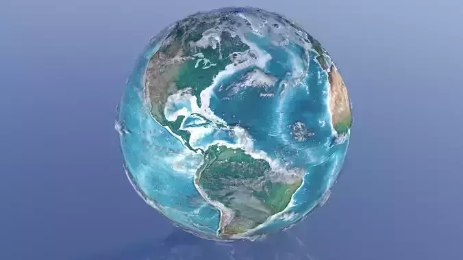 10K Relief World 3D Model 3D model