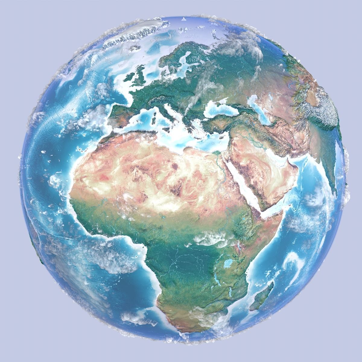 10K Relief World 3D Model 3D model_24