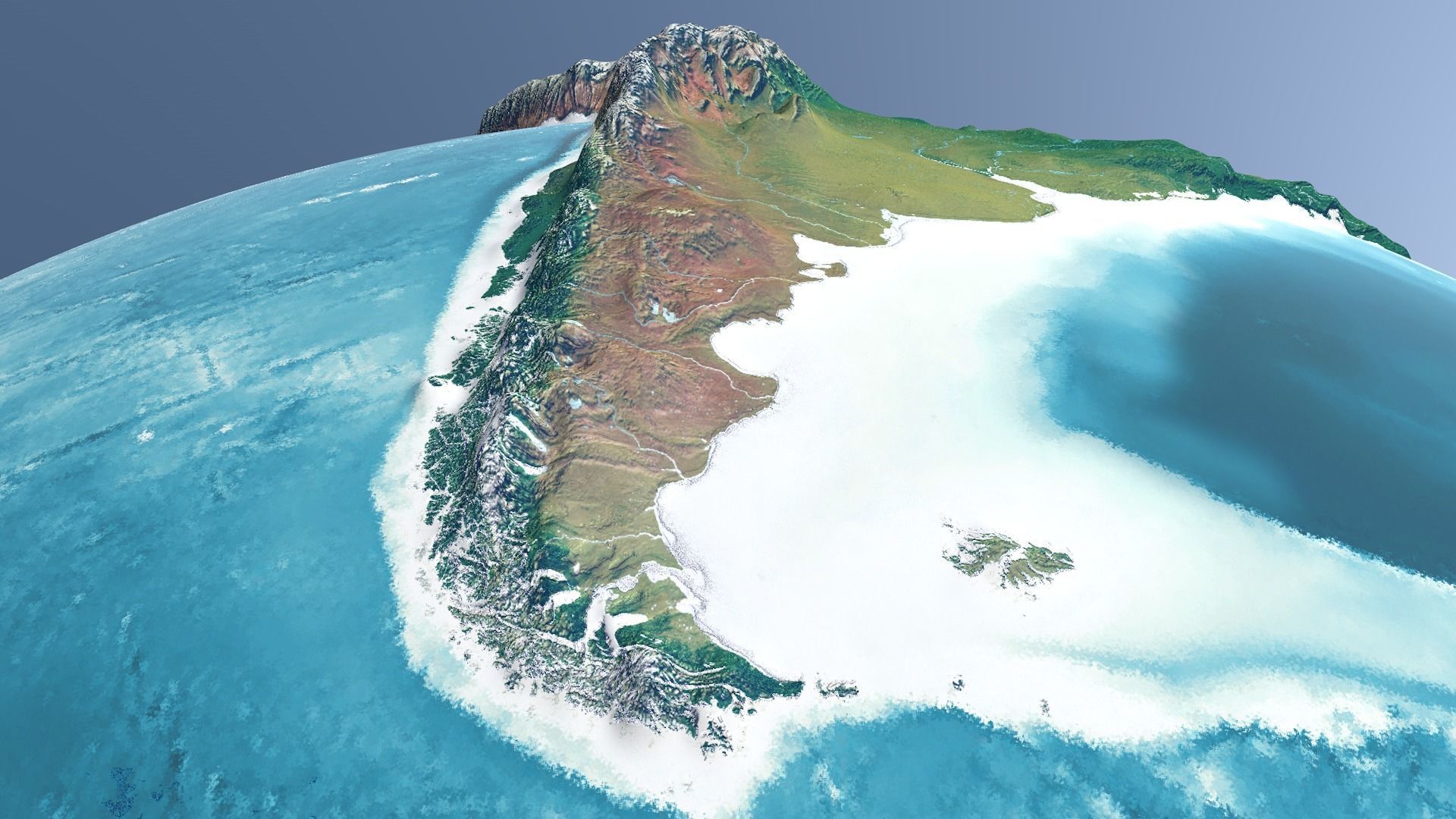 10K Relief World 3D Model 3D model_10