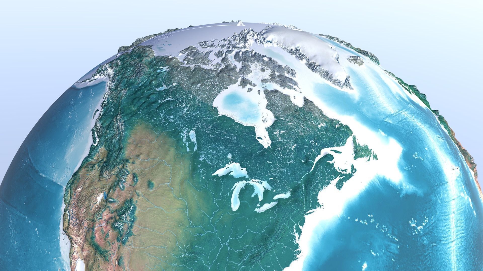 10K Relief World 3D Model 3D model_14