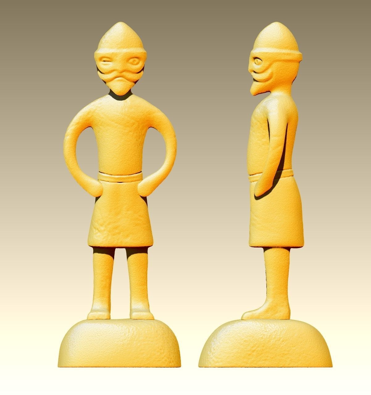 Odin Father of all statue - 7thCentury 3D print model_2