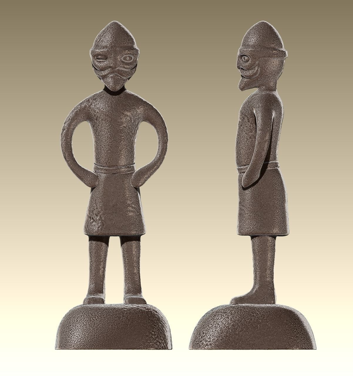 Odin Father of all statue - 7thCentury 3D print model_6