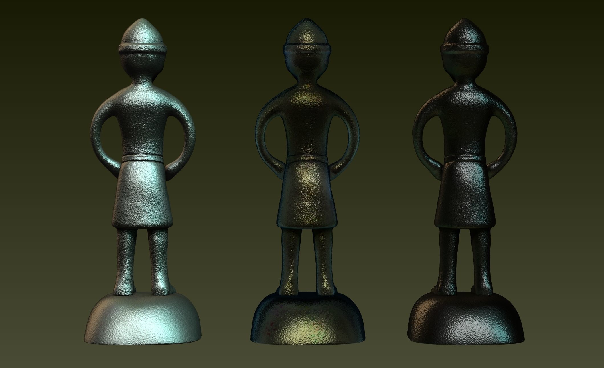 Odin Father of all statue - 7thCentury 3D print model_17