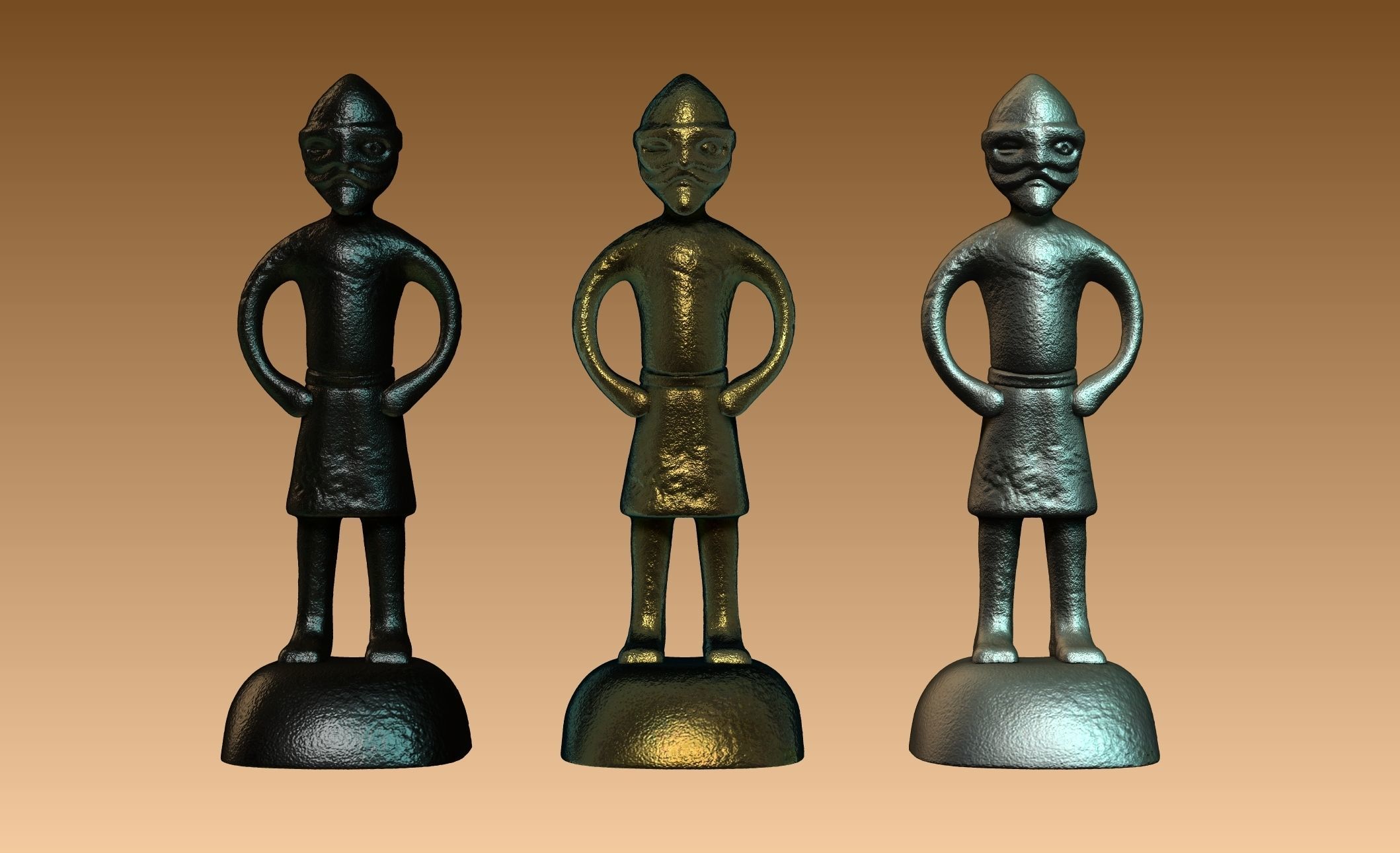 Odin Father of all statue - 7thCentury 3D print model_12