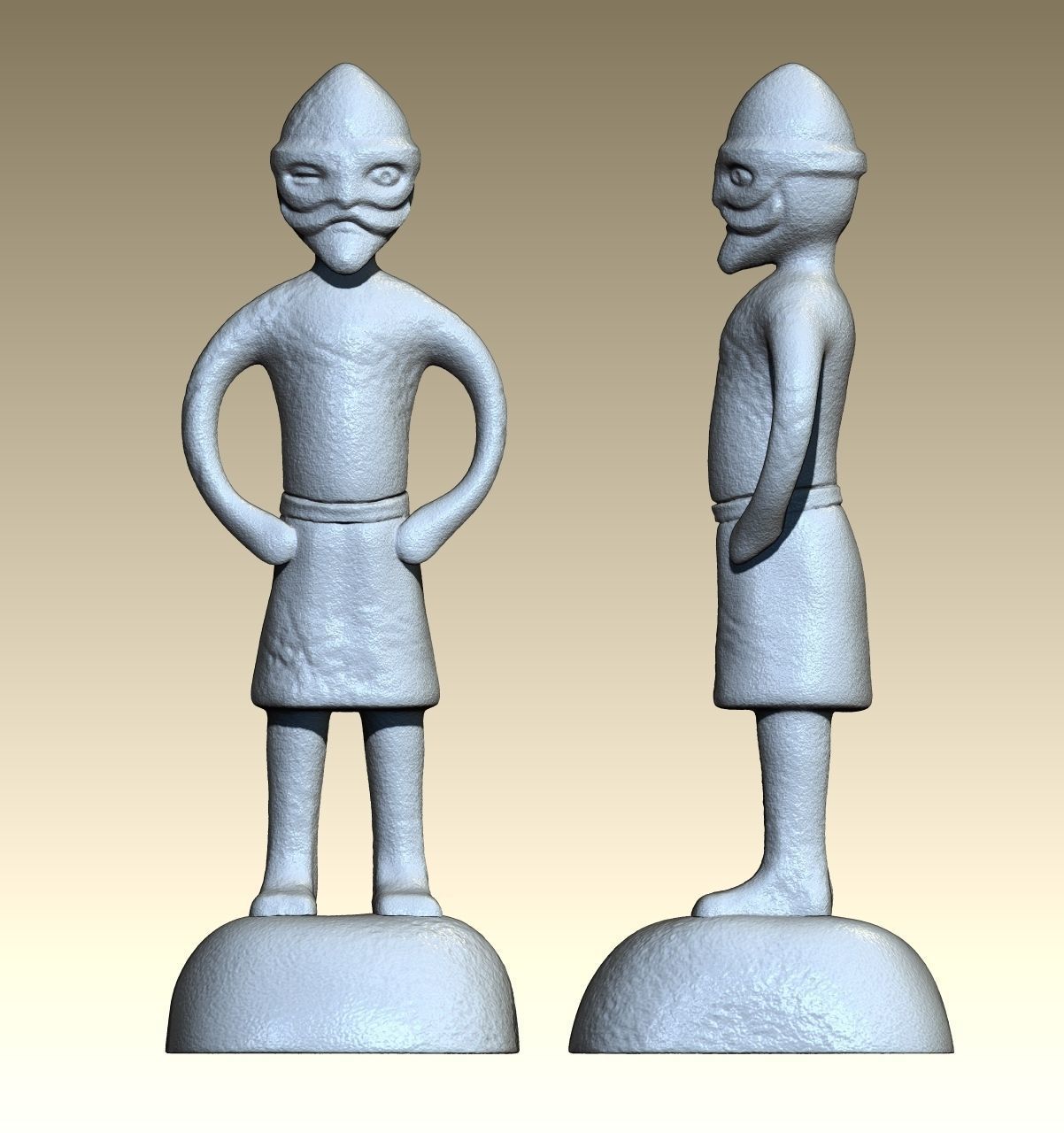 Odin Father of all statue - 7thCentury 3D print model_4