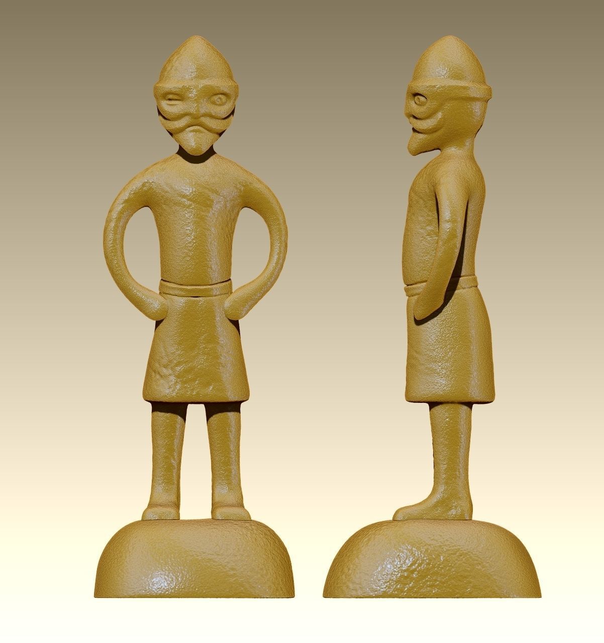 Odin Father of all statue - 7thCentury 3D print model_8