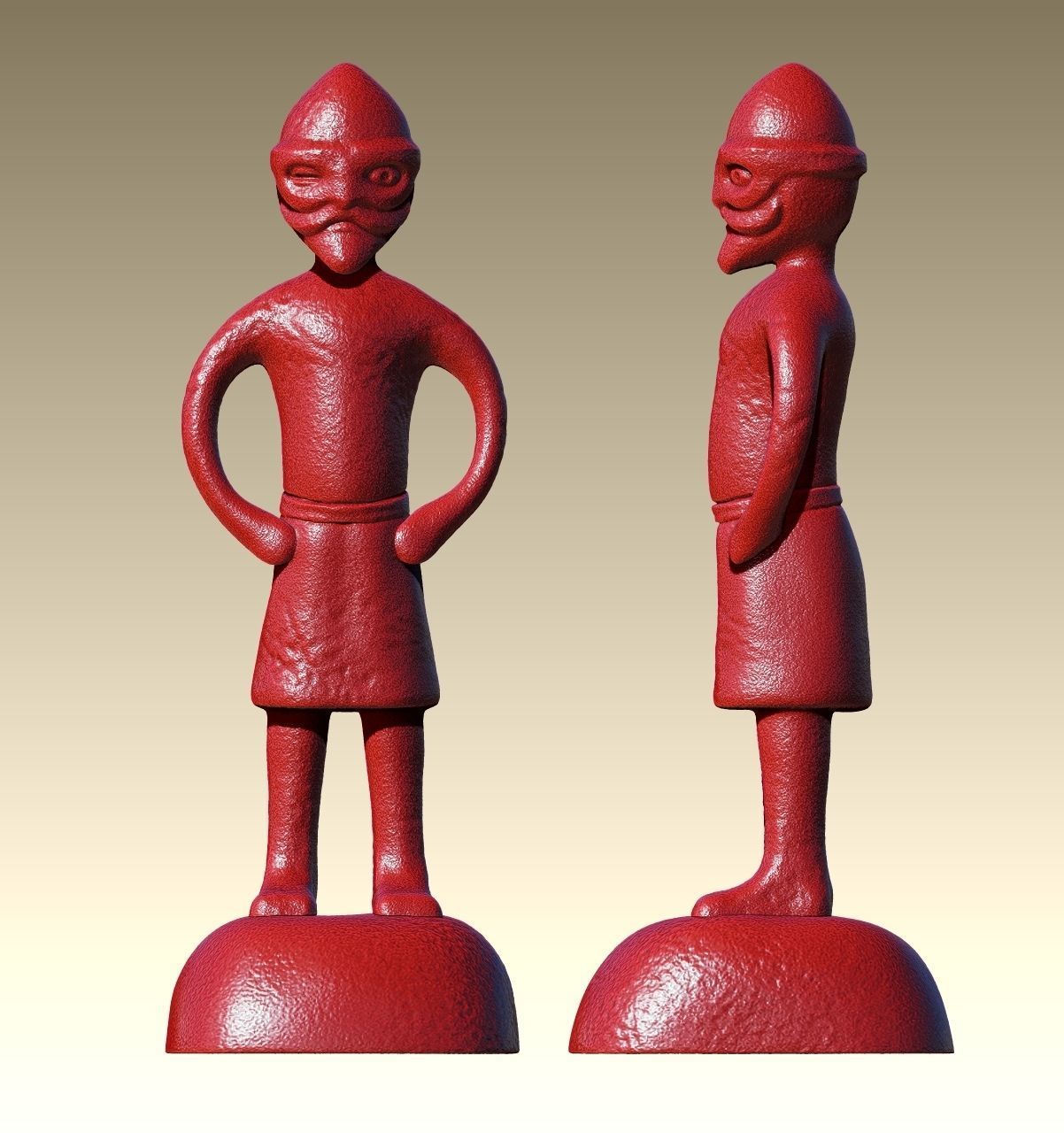 Odin Father of all statue - 7thCentury 3D print model_7