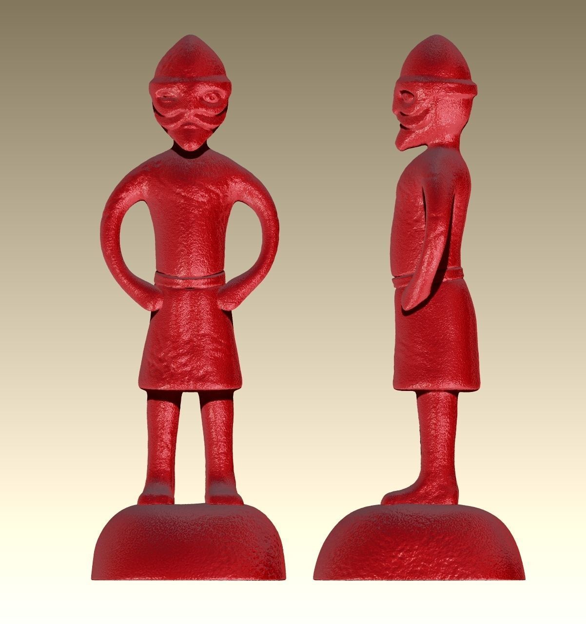 Odin Father of all statue - 7thCentury 3D print model_5