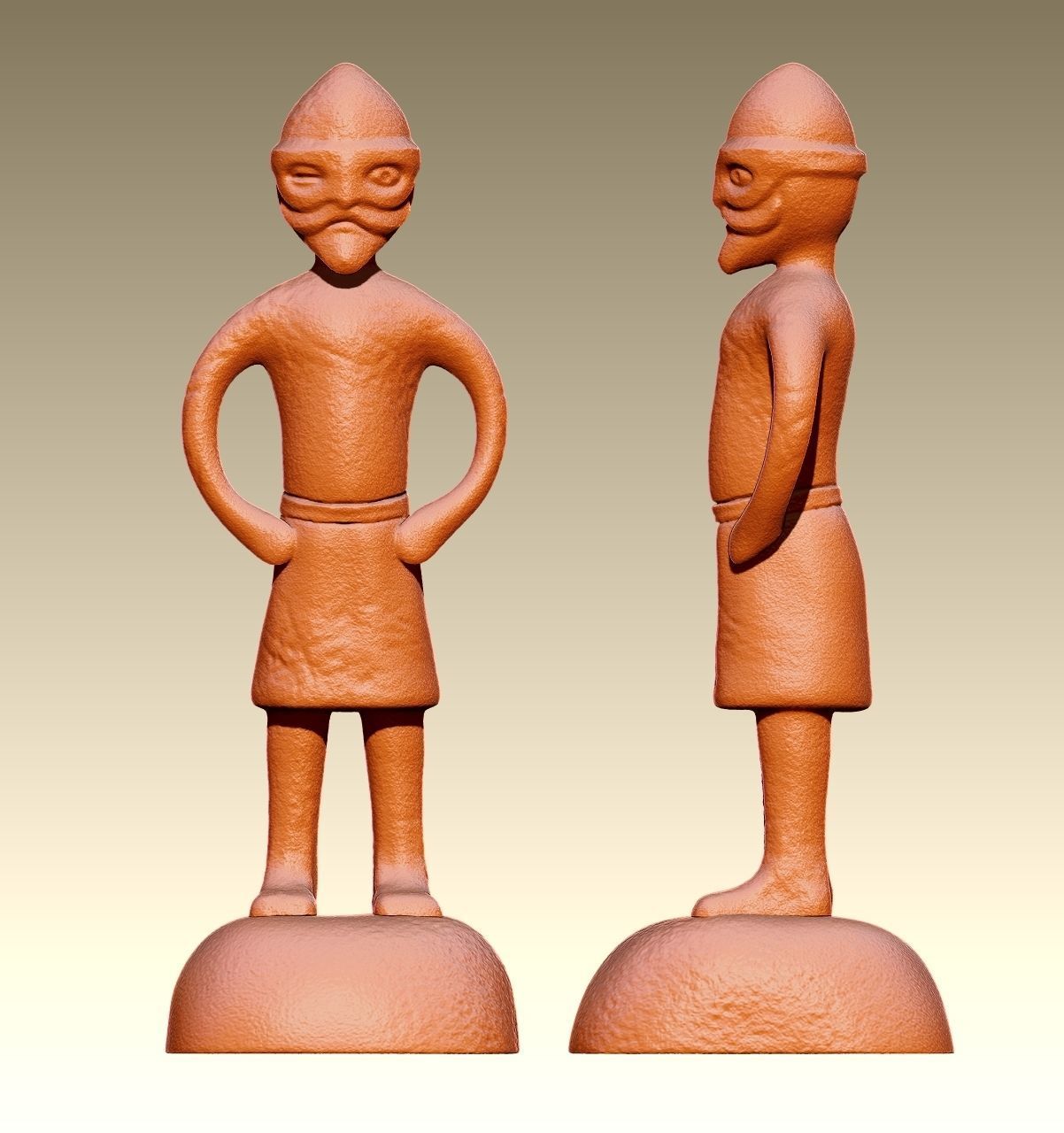 Odin Father of all statue - 7thCentury 3D print model_9