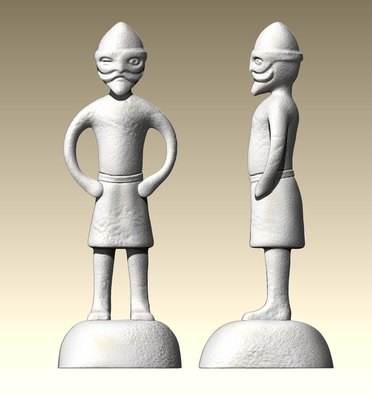 Odin Father of all statue - 7thCentury 3D print model_13