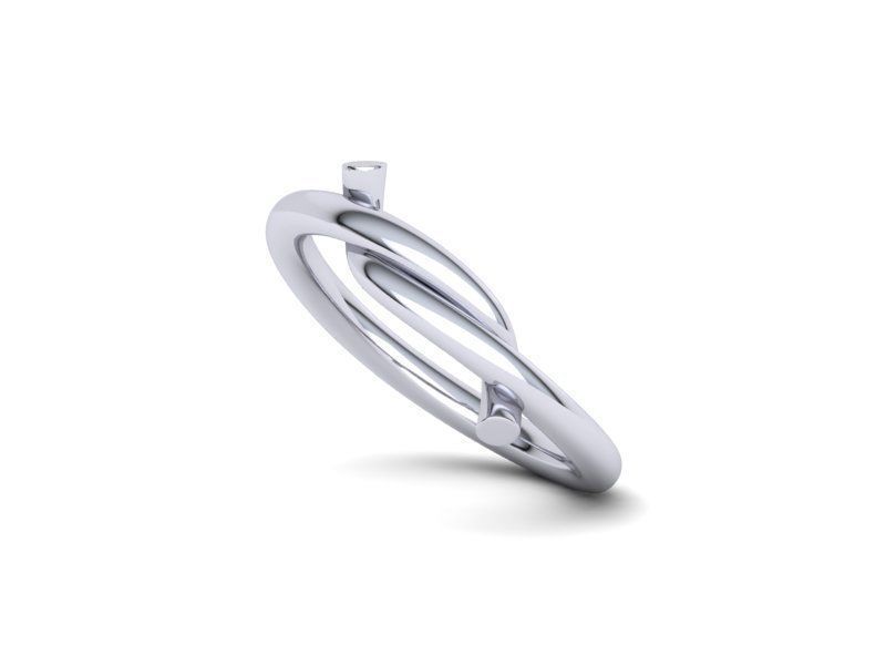 Classic Knot ring printable 3d model 3D print model_19