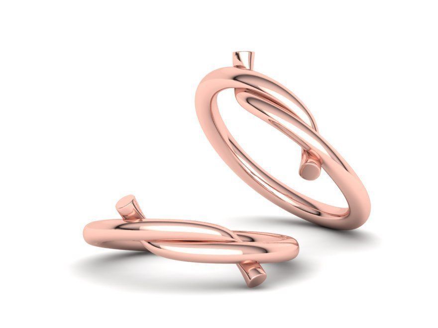 Classic Knot ring printable 3d model 3D print model_2