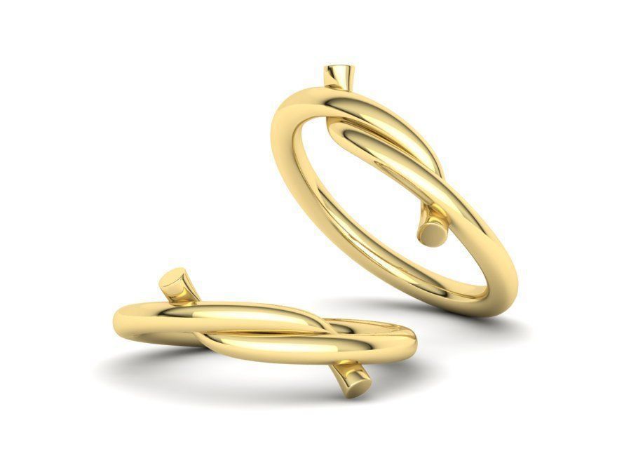 Classic Knot ring printable 3d model 3D print model_1